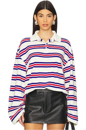 Lovers And Friends Erin polo en color red,white talla L en - Red,White. Talla L (también en M).