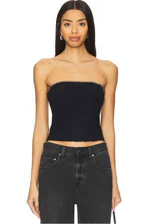 525 America Top strapless con detalles de perlas. mila en color talla L en - Black. Talla L (también en M, S, XL).