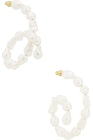 Cult Gaia Pendiente kiara en color ivory talla all en - Ivory. Talla all.