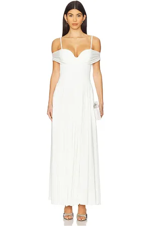 Simkhai Vestido con un hombro descubierto amarantha en color talla L en - . Talla L (también en S, XS).