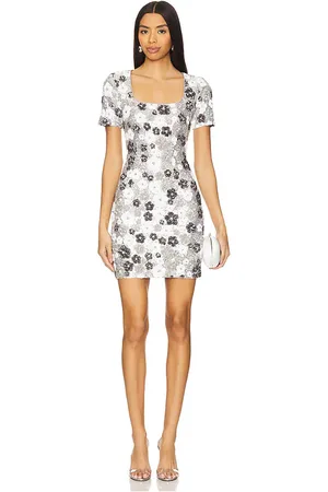 Le Superbe Vestido recto winter garden en color plateado metálico talla 10 en - Metallic Silver. Talla 10 (también en 12).