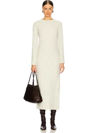 Sanctuary Cable crew neck maxi dress en color crema talla M en - Cream. Talla M (también en S, XS, XXL).