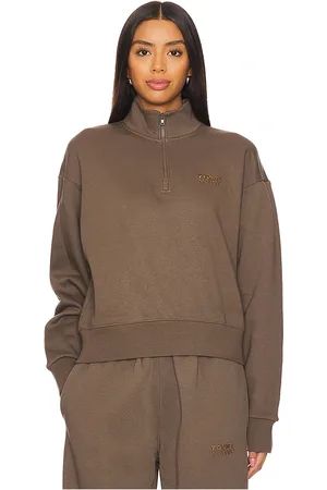 7 DAYS ACTIVE Sudadera ajustada con media cremallera. organic en color marrón talla L en - Brown. Talla L (también en M, S