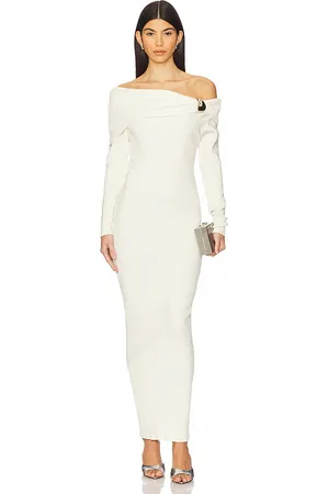 Baobab Maxi vestido punto kuta en color beige talla L en - Beige. Talla L (también en M, S, XL, XS).