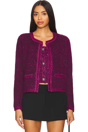 Steve Madden Chaqueta emelia en color morado talla L en - Purple. Talla L (también en M, S, XL, XS).