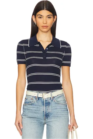 Simkhai Polo de manga corta matty en color azul marino talla L en - Navy. Talla L (también en M, S, XS).
