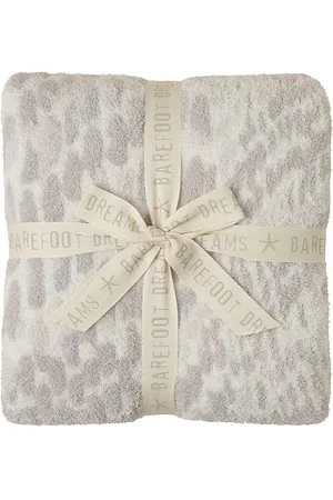 Barefoot Dreams Poncho cozychic snakeskin throw en color crema talla all en - Cream. Talla all.