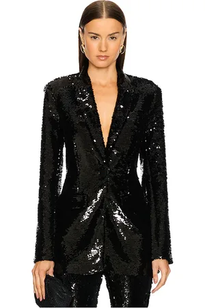 Michael Costello X revolve harlow blazer en color talla S en - Black. Talla S (también en XS, XXS).
