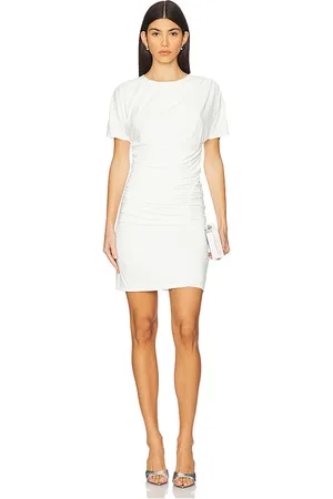 Simkhai Mini vestido de manga corta kiko en color talla L en - . Talla L (también en M, S, XS).