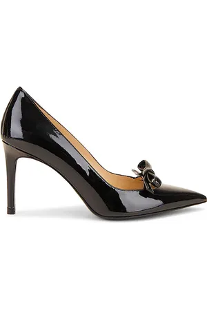 Stuart Weitzman Bomba felicity bow 85 en color negro talla 7 en - Black. Talla 7 (también en 8, 8.5).