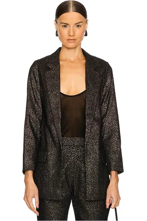 AllSaints Aleida lux blazer en color negro talla 4 en - Black. Talla 4 (también en 6, 8).