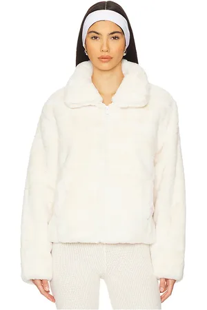Beyond Yoga Chaqueta on the list faux fur en color beige talla L en - Beige. Talla L (también en M, XL).