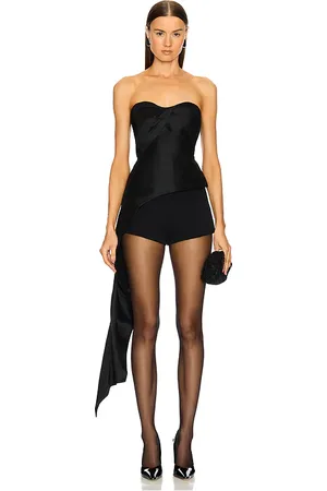 ET OCHS Emelie peplum top en color talla L en - Black. Talla L (también en M).