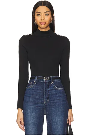 VERONICA BEARD Nate top en color talla L en - Black. Talla L (también en M, XS).