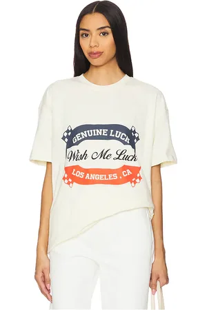 Wish Me Luck Camiseta genuine luck en color crema talla L en - Cream. Talla L (también en M, S, XL/1X, XS).