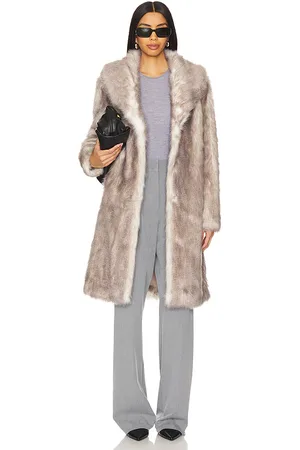 Unreal Fur Abrigo elixir faux fur en color gris talla S en - Grey. Talla S (también en M, XS).