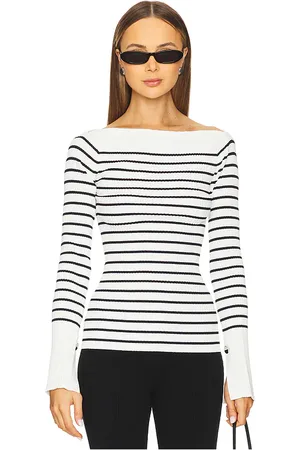 A.L.C. Anya top en color blanco talla L en - White. Talla L (también en M, S, XS).