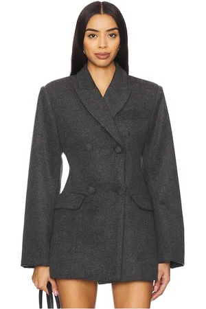 AFRM The pinched waist blazer en color gris talla M en - Grey. Talla M (también en XL, XS).