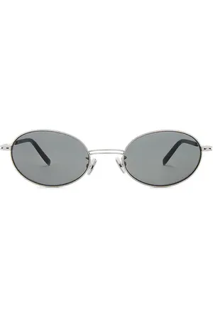 St Agni Gafas de sol ovaladas en color plateado metálico talla all en - Metallic Silver. Talla all.