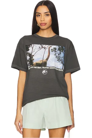 SIXTHREESEVEN Camiseta jurassic park inherit en color talla L en - Black. Talla L (también en M, XL/1X, XS).