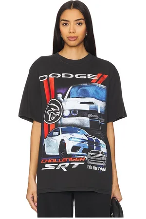 Philcos Camiseta boxy dodge rule of the road en color negro talla L en - Black. Talla L (también en M, S, XL/1X).