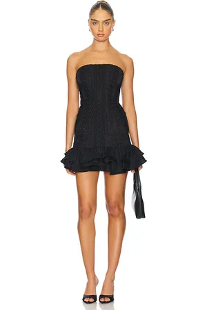 CHARO RUIZ IBIZA Vestido corto pralle en color negro talla M en - Black. Talla M (también en S, XS).