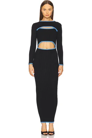 Baobab Vestido cutout taro en color negro talla L en - Black. Talla L (también en M, S, XS).