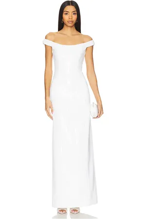 Retrofete Vestido lentejuelas jazmina en color talla S en - White. Talla S (también en XS).
