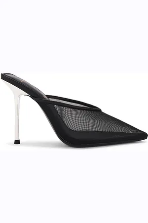 BLACK SUEDE STUDIO Pantunfla ambra 95 en color talla 37 en - Black. Talla 37 (también en 40).