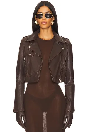 LaMarque Chaqueta motorista ciara en color marrón talla M en - Brown. Talla M (también en XS).
