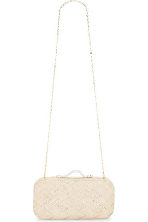 Poolside Embrague con asa superior the east west en color beige talla all en - Beige. Talla all.