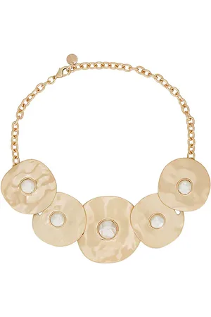 Cult Gaia Gargantilla noely en color oro metálico talla all en - Metallic Gold. Talla all.