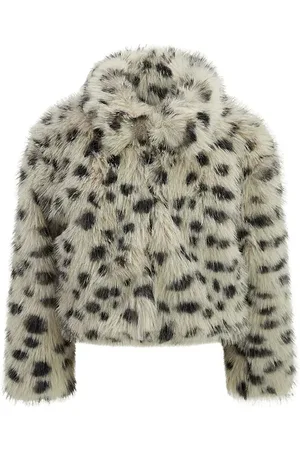 Bardot Abrigo piel sintética leo en color gris talla 4/5 en - Grey. Talla 4/5 (también en 6/7).