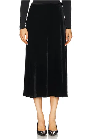 Paige Falda midi cicely en color talla 0 en - Black. Talla 0 (también en 00, 14, 2, 6).