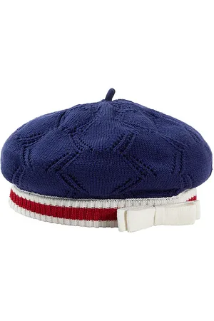 Self-Portrait Boina en color marino talla all en - Navy. Talla all.
