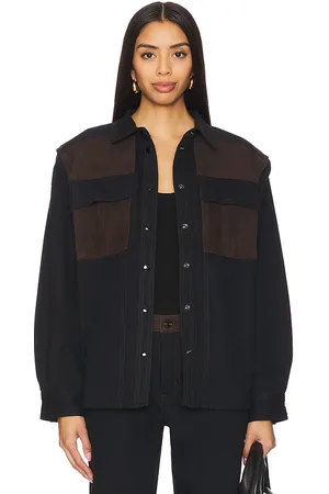 Frame Camisa equestrian en color negro talla M en - Black. Talla M (también en XS).