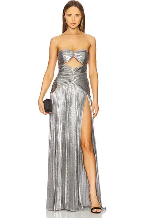 Retrofete Vestido mallory en color plateado metálico talla L en - Metallic Silver. Talla L (también en M, S, XL, XS, XXS).