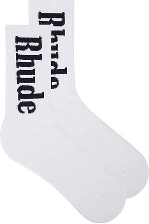 Rhude Calcetines en color blanco talla all en - White. Talla all.