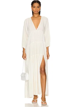 L*Space Vestido eterna cover up en color talla M en - Cream. Talla M (también en S, XS).