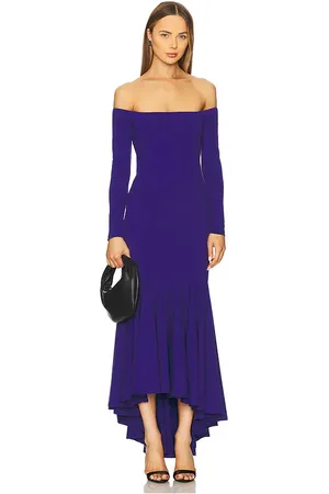 Susana Monaco Vestido manga larga en color azul marino talla M en - Navy. Talla M (también en S, XS).
