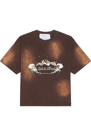 JUNGLES Camiseta sick and tired en color morado talla L en - Purple. Talla L (también en M, XL/1X).