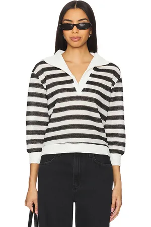 Lioness Jersey recortado banks en color negro, blanco talla L en - Black,White. Talla L (también en M, S, XS).