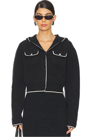 THEORY Cárdigan en color charcoal talla L en - Charcoal. Talla L (también en M, S, XS).