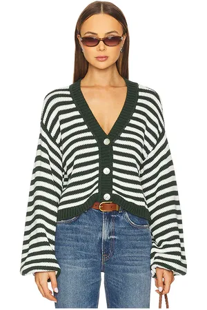 Show Me Your Mumu Cárdigan good karma en color verde oscuro talla L en - Dark Green. Talla L (también en M, S, XL).