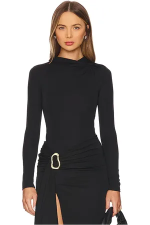 Camila Coelho Body nia en color talla L en - Black. Talla L (también en S, XS).