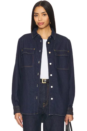 Frame Camisa trapunto en color azul talla L en - Blue. Talla L (también en M, S, XS).