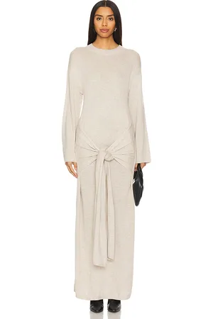 Tularosa Vestido gemma sweater en color beige talla L en - Beige. Talla L (también en M, S, XS).
