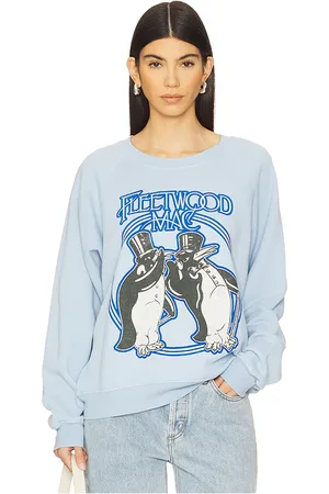 DAYDREAMER Sudadera fleetwood mac penguins en color bebe azul talla L en - Baby Blue. Talla L (también en S).