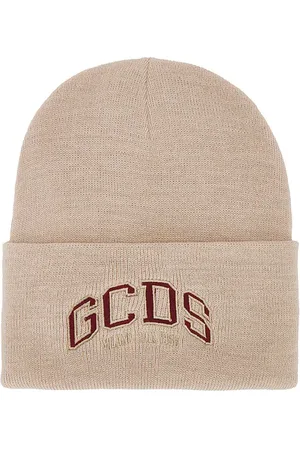 GCDS Gorro en color crema talla all en - Cream. Talla all.