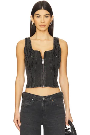 Gestuz Similina top en color negro talla 34 en - Black. Talla 34 (también en 36, 38, 40, 42).